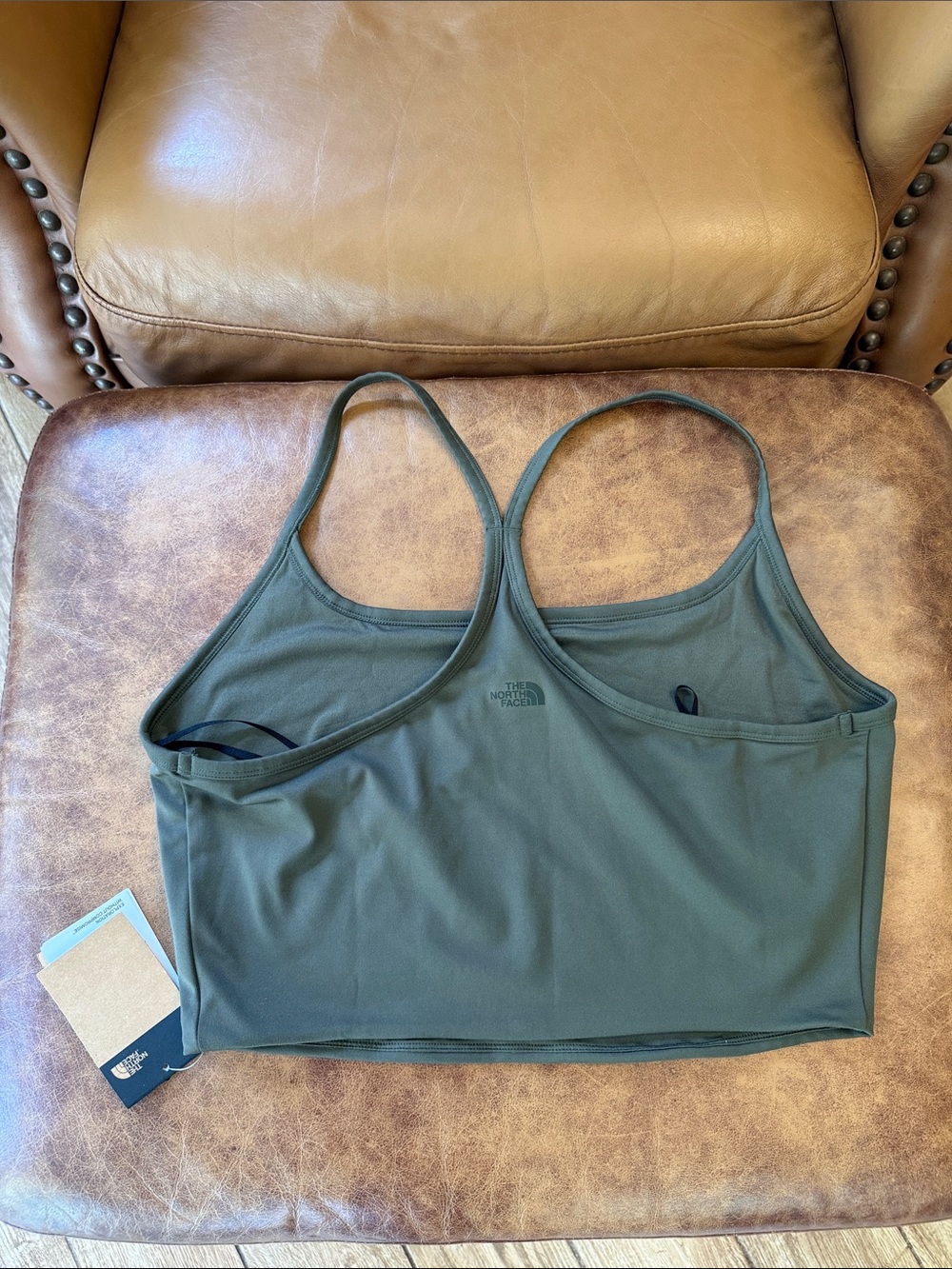 NWT The North Face Women’s Dune Sky Tanklet Tank Top Sz XXL New Taupe Green - Picture 3 of 6